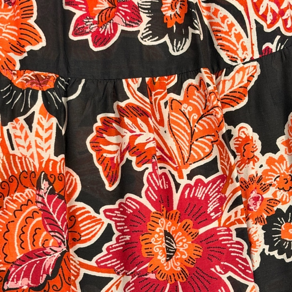 Anthropologie The Marisol Printed Smocked Gauze Maxi Dress Size Small - Picture 6 of 15